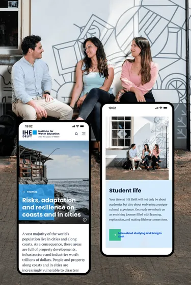 IHE Delft Institute for Water Education mobiele app